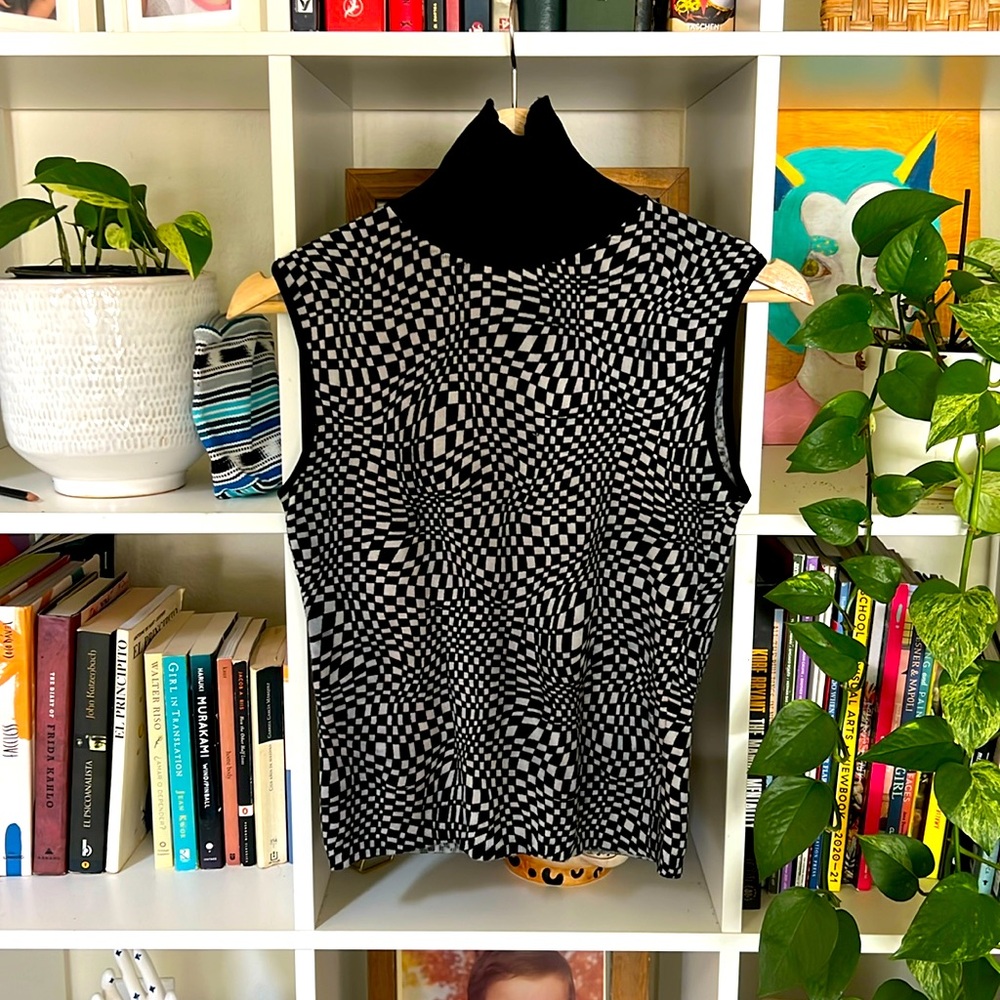 Blumarine rayon turtle vest